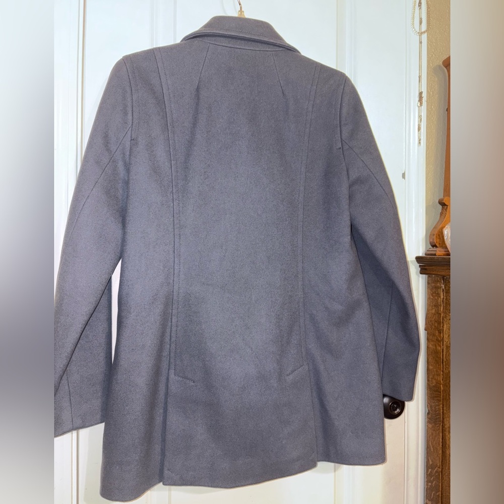 J.Crew Petite Wool Blend Peacoat Gray PS Small Thinsulate - Picture 11 of 11